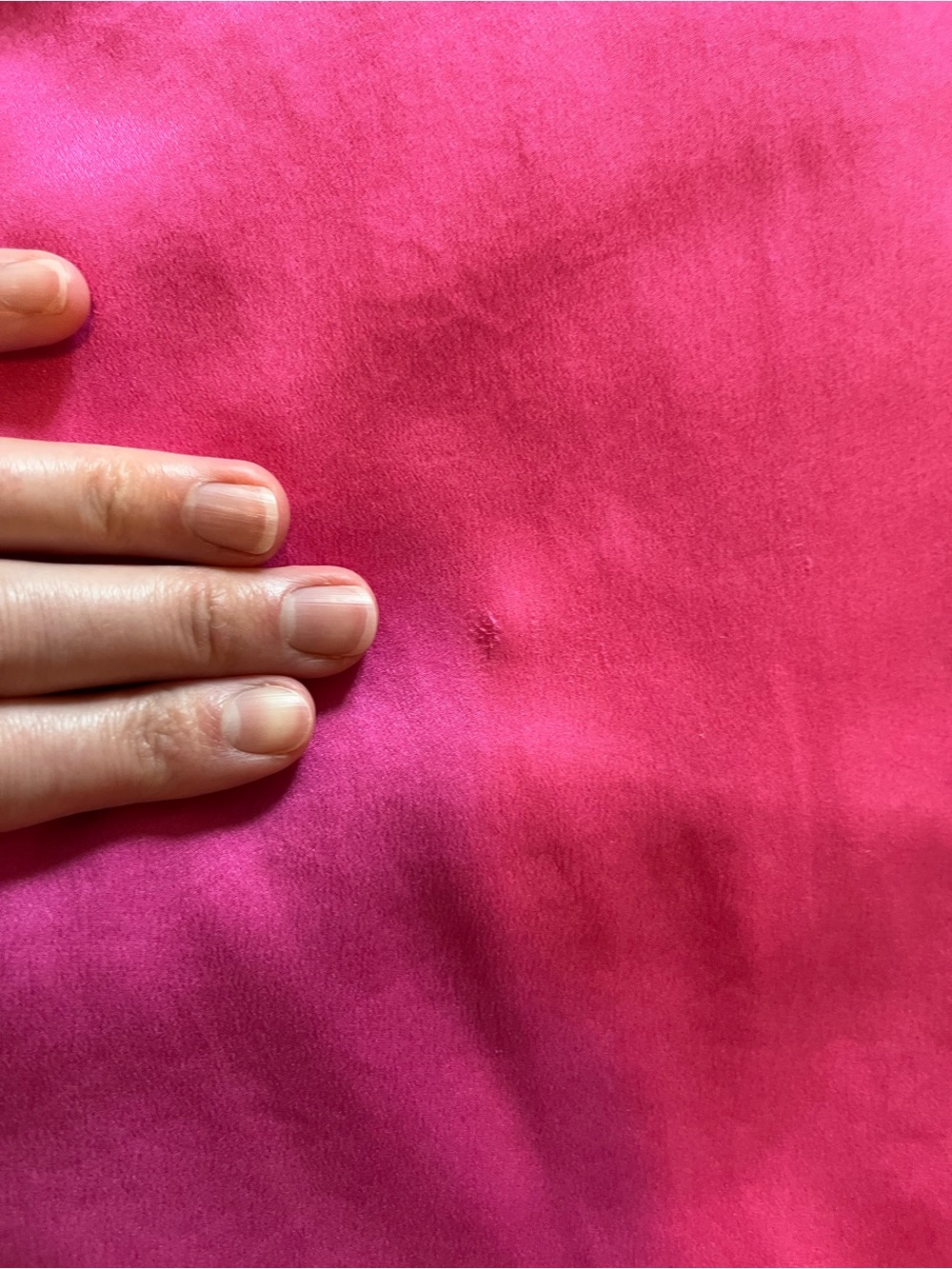 Lunya Washable Silk Slip Dress Nightgown in Magenta - Picture 7 of 14